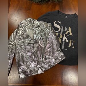 🎄NWOT, Silver childs Jacket (child’s Sm-8)